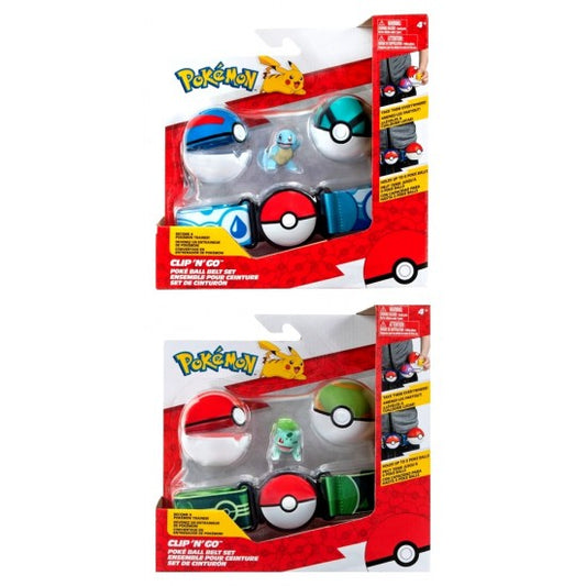 Pokemon Clip n Go Poke Ball Belt Set