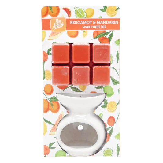 Pan Aroma Bergamot & Mandarin Wax Melt Kit