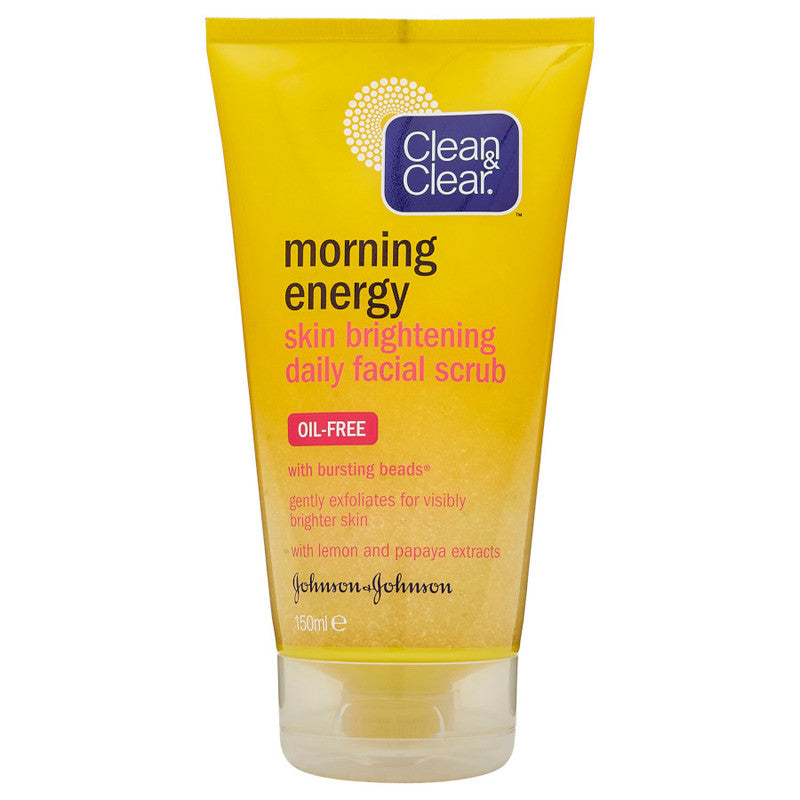 Clean & Clear Morning Energy Skin Brightening Daily Facial Scrub - 150ml